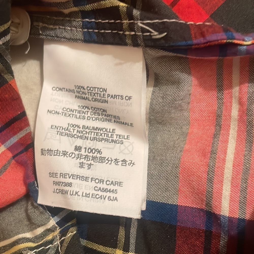 J. Crew Plaid Button Down Shirt - Picture 4 of 5